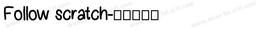 Follow scratch字体转换
